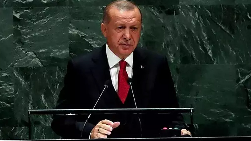 erdogan bm genel kurulunda israilin gazzeden guclerini cekmesi gerekiyor dedi teknik aksaklik nedeniyle mikrofonu kesildi XBGBc1U2