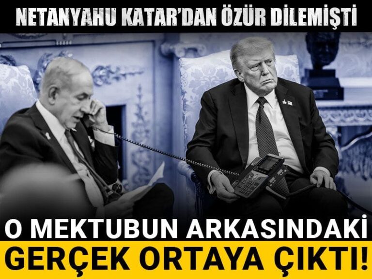 netanyahu katardan ozur dilemisti o mektubun arkasindaki gercek ortaya cikti zafqJ3bW