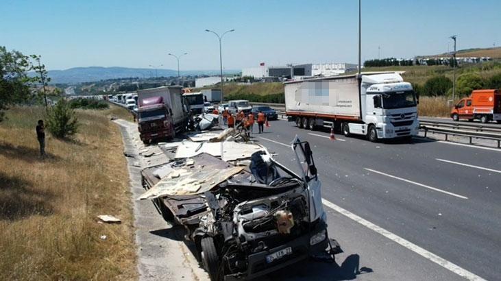 Büyükçekmece’de zincirleme kaza!